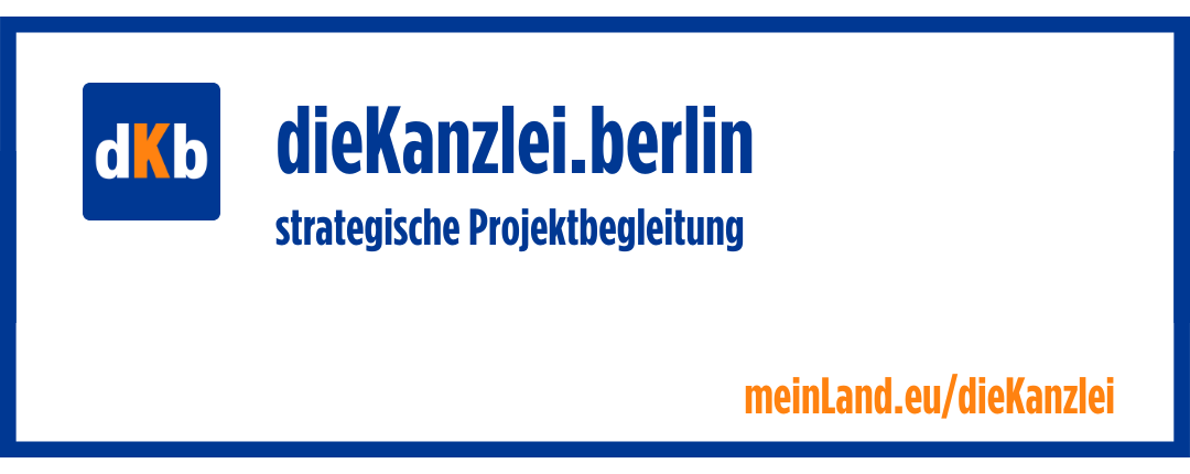 Banner: dieKanzlei.berlin - strategische Projektbegleitung