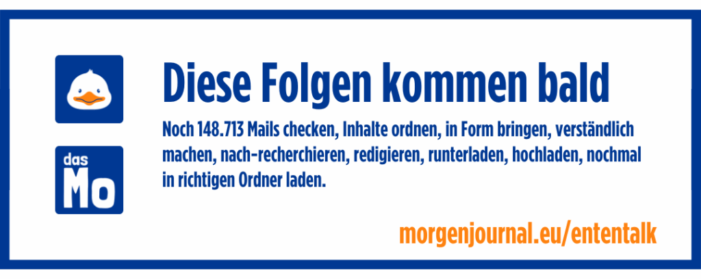 Banner Ententalk: Diese Folgen kommen bald
