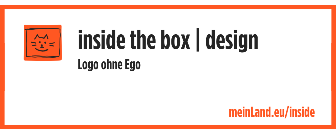 Banner: inside the box / design - Logo ohne Egos