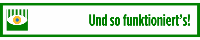 Und so funktioniert's!