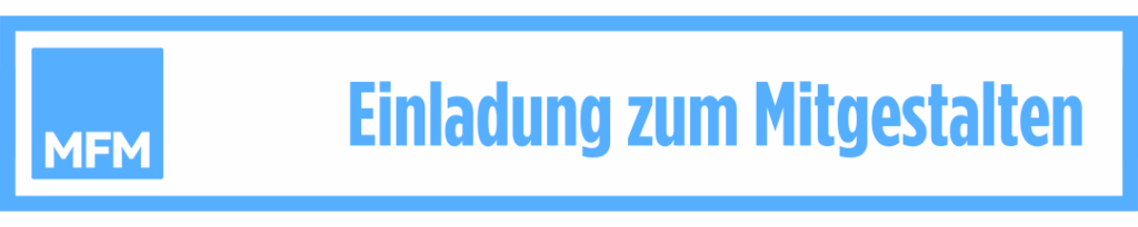 Einladung zum Mitgestalten
